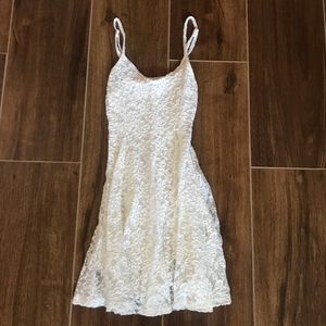 American Eagle White Lace Dress